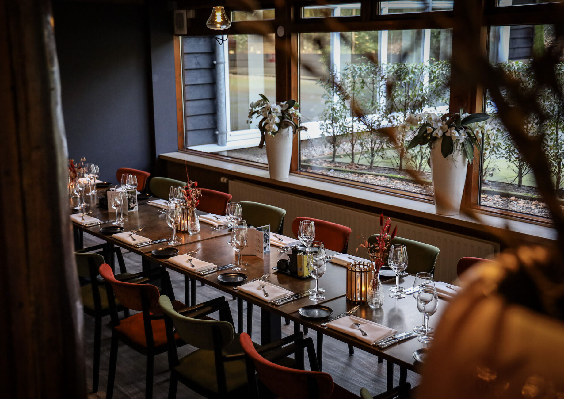 Restaurant lage zit