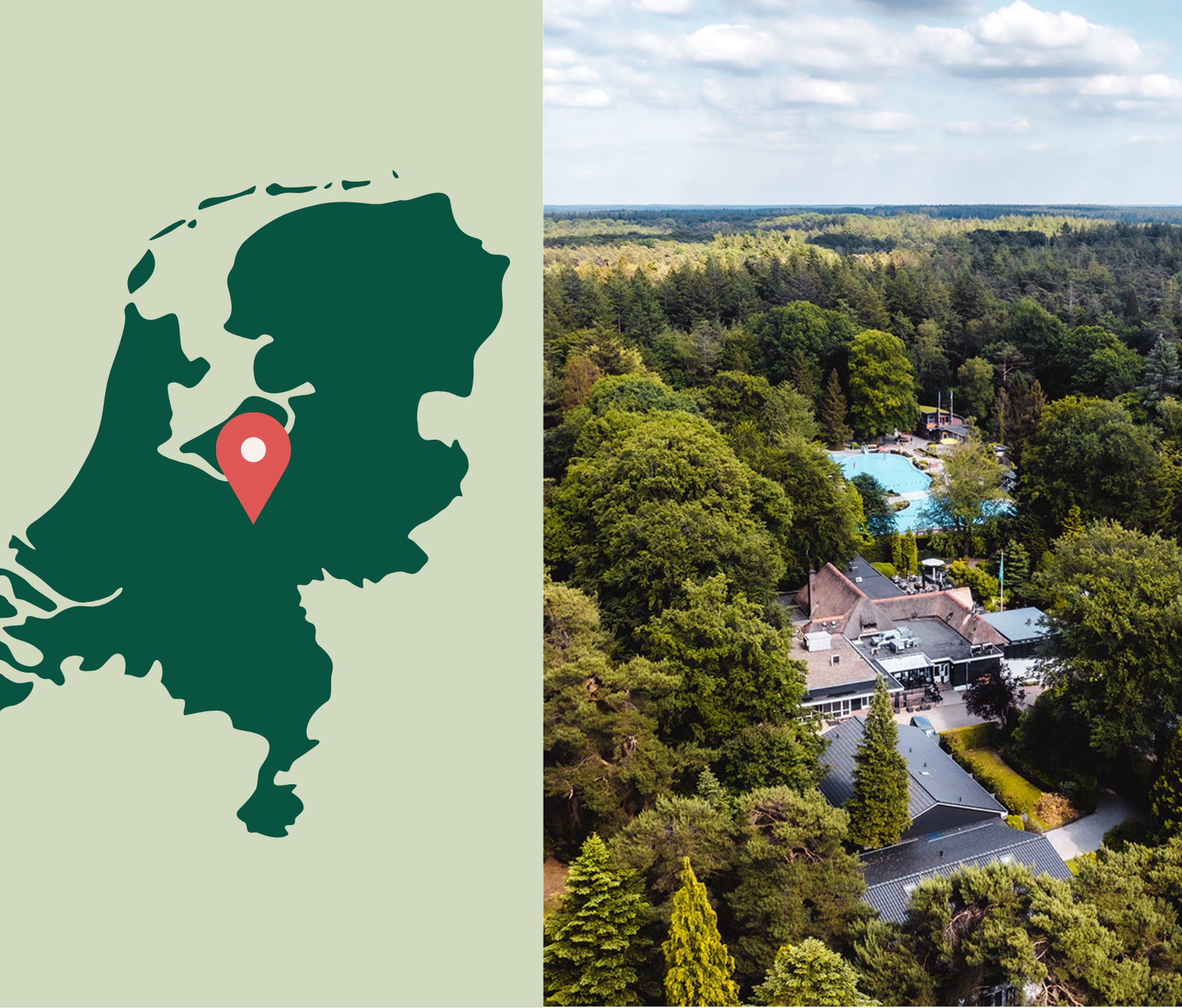 Landkaart de Lunterse Boer